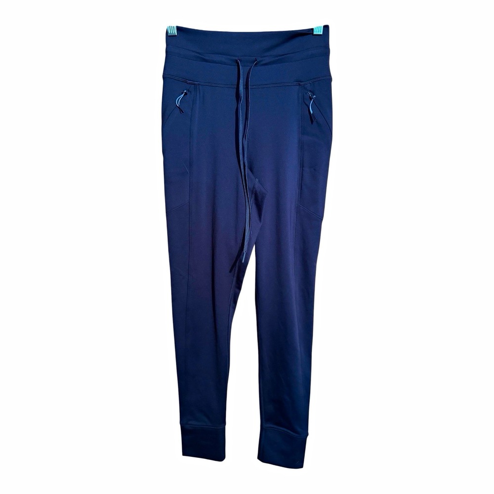 Offline By Aerie Warmup High Rise Leggings Pockets Stretch Sz M Navy Blue